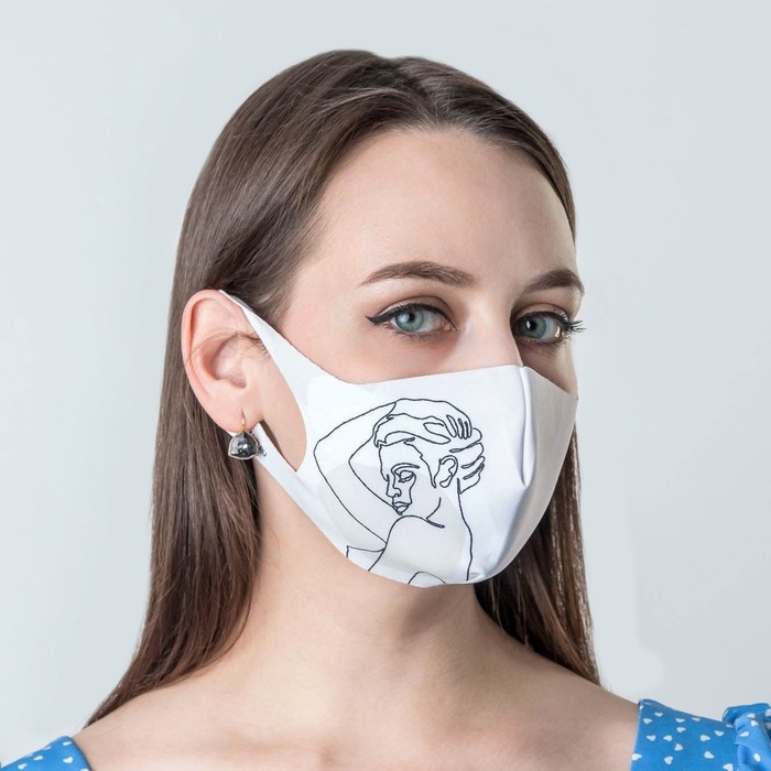 Маска из неопрена многоразовая,  Маска из неопрена многоразовая, "Я- мечта"