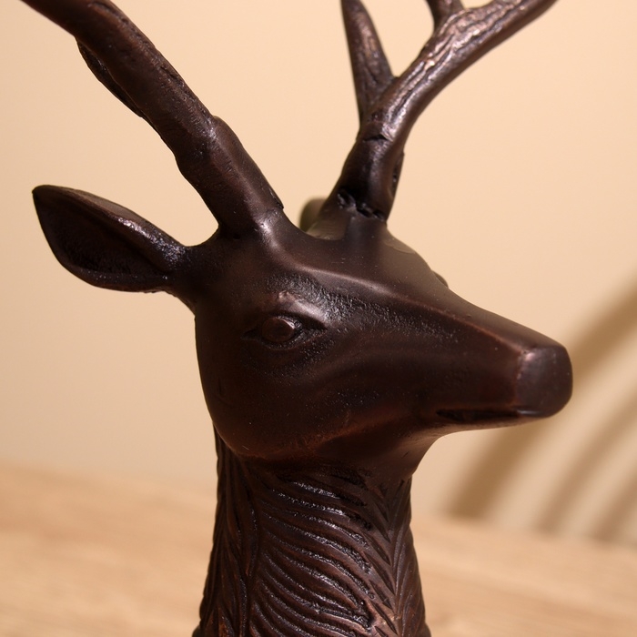 Подсвечник на 4 свечи Подсвечник на 4 свечи "Олень" алюминий 26х13х30 см