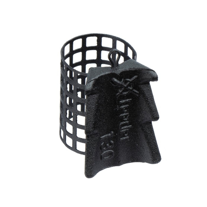 Груз-кормушка металлическая X-FEEDER ME ALLIGATOR M PERFO, цвет Matt Black, 130 г, 45 мл Груз-кормушка металлическая X-FEEDER ME ALLIGATOR M PERFO, цвет Matt Black, 130 г, 45 мл