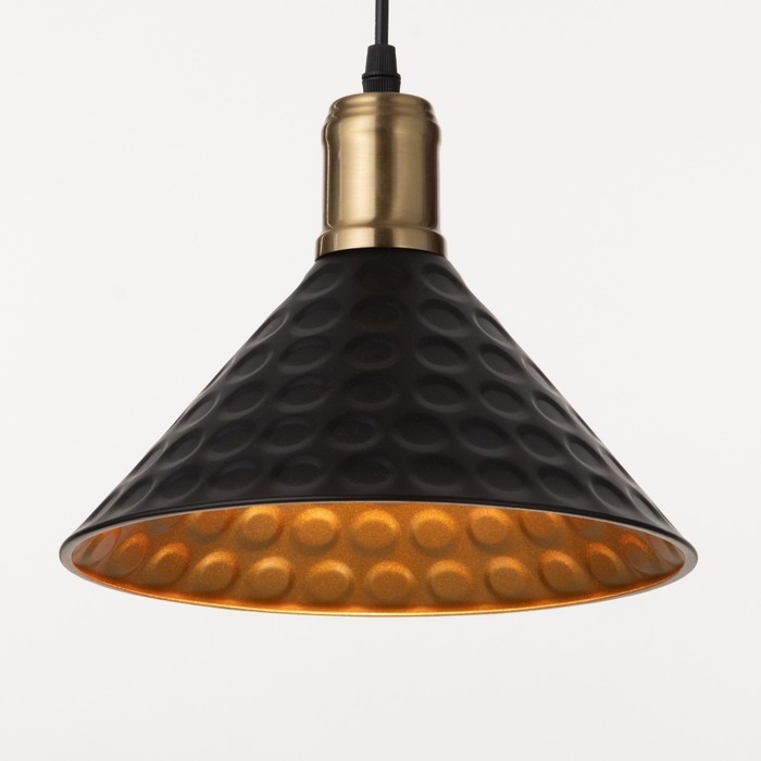 Светильник BayerLux Светильник BayerLux "Чеканка" Е27 40Вт черный-золото 24х24х17-117 см