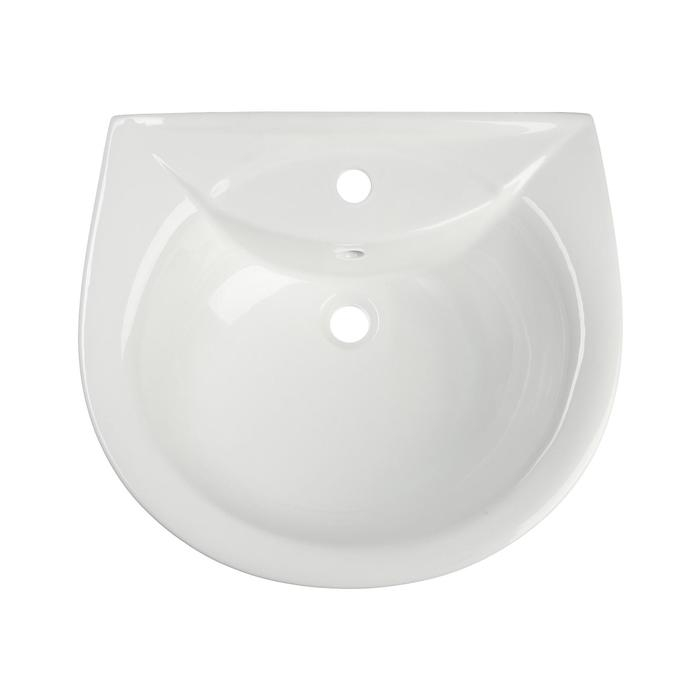 Умывальник ЛЗСФ Умывальник ЛЗСФ "Оптима", ширина 560 мм, с переливом, с отверстием под смеситель