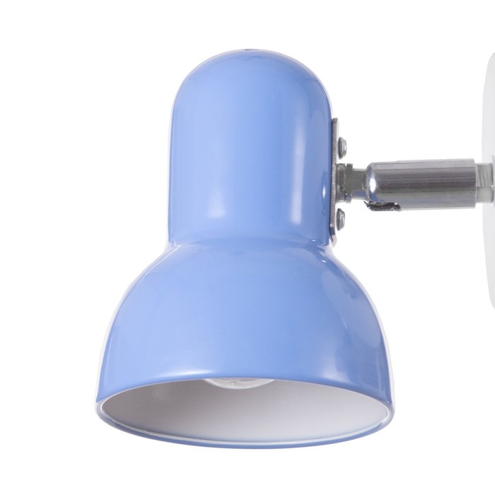 Бра с проводом  Бра с проводом "Севантос" Е27 40Вт синий 9х9х14 см