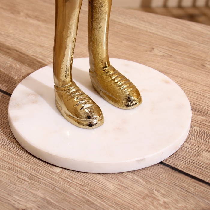 Ваза Ваза "Заяц угощает" алюминий 20х25х47 см