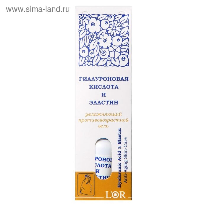 Гиалуроновая кислота и Эластин для лица и шеи L'Or, 15 мл Гиалуроновая кислота и Эластин для лица и шеи L'Or, 15 мл