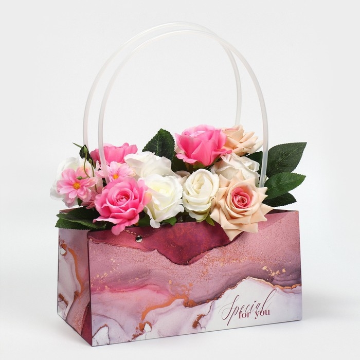 Пакет влагостойкий для цветов Illusion, 24 х 12 х 12 см Пакет влагостойкий для цветов Illusion, 24 х 12 х 12 см