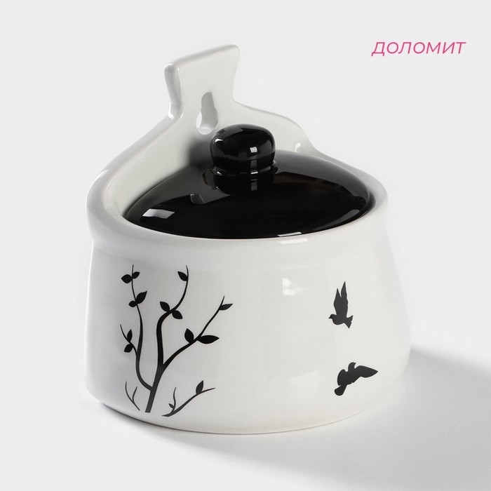 Солонка Доляна «Весенний вечер», 600 мл, 14×10×14 см Солонка Доляна «Весенний вечер», 600 мл, 14×10×14 см