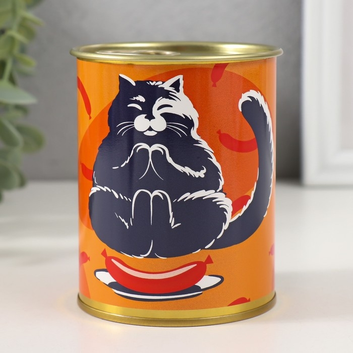 Копилка-банка металл Копилка-банка металл "Сила воли + характер"