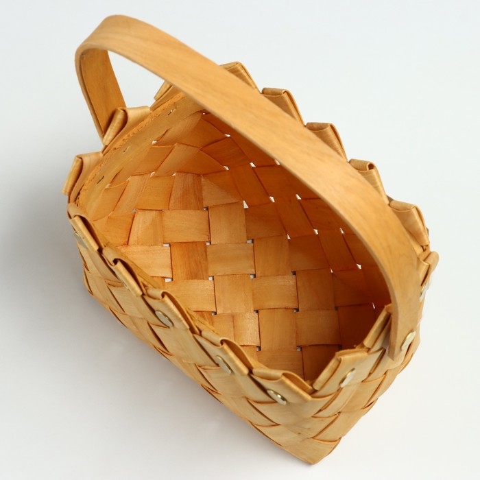 Корзина плетеная, 17 х 13 х 11/23 см, секвойя Корзина плетеная, 17 х 13 х 11/23 см, секвойя