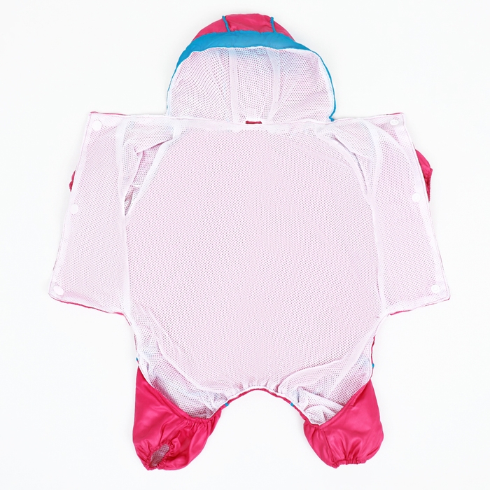 Комбинезон для собак, демисезонный с сумкой, размер XS (ДС 21, Ог 29, ОШ 19 см), розовый Комбинезон для собак, демисезонный с сумкой, размер XS (ДС 21, Ог 29, ОШ 19 см), розовый