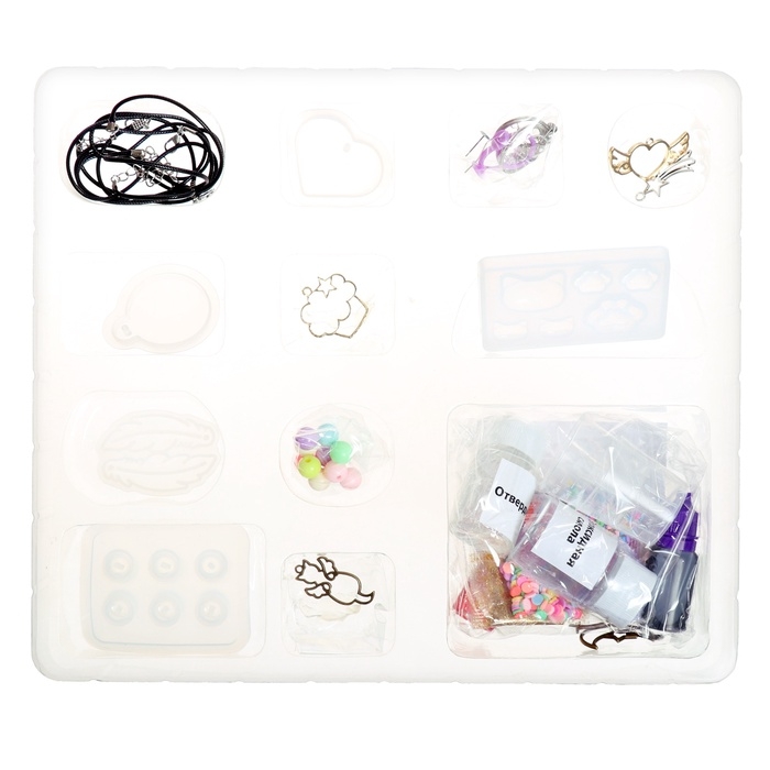 Набор для опытов «Адвент-календарь», на 12 дней, эпоксидная смола, для девочек Набор для опытов «Адвент-календарь», на 12 дней, эпоксидная смола, для девочек