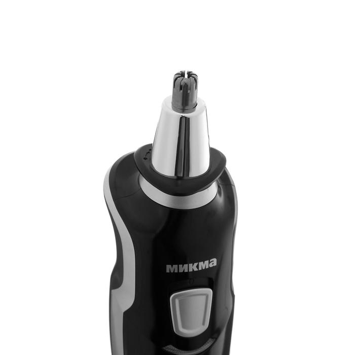 Электробритва  Электробритва "МИКМА" 259Р, 3 Вт, роторная, сухое бритье, аккумулятор, триммер, черная