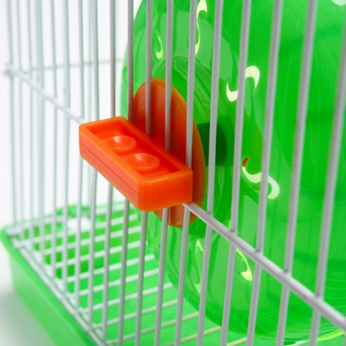 Клетка для грызунов укомплектованная RT-2q, 22 х 16 х 20 см, зелёная Клетка для грызунов укомплектованная RT-2q, 22 х 16 х 20 см, зелёная