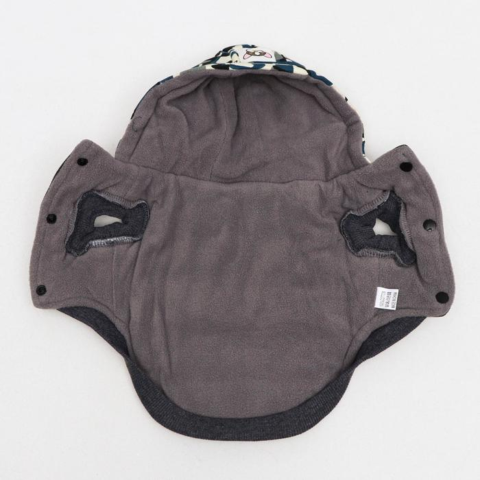 Куртка для собак, S (ДС 20 см, ОШ 23 см, ОГ 32 см), тёмно-зелёная Куртка для собак, S (ДС 20 см, ОШ 23 см, ОГ 32 см), тёмно-зелёная