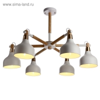 Люстра "Канди" 6x40Вт E27 белый 75х75х64 см BayerLux