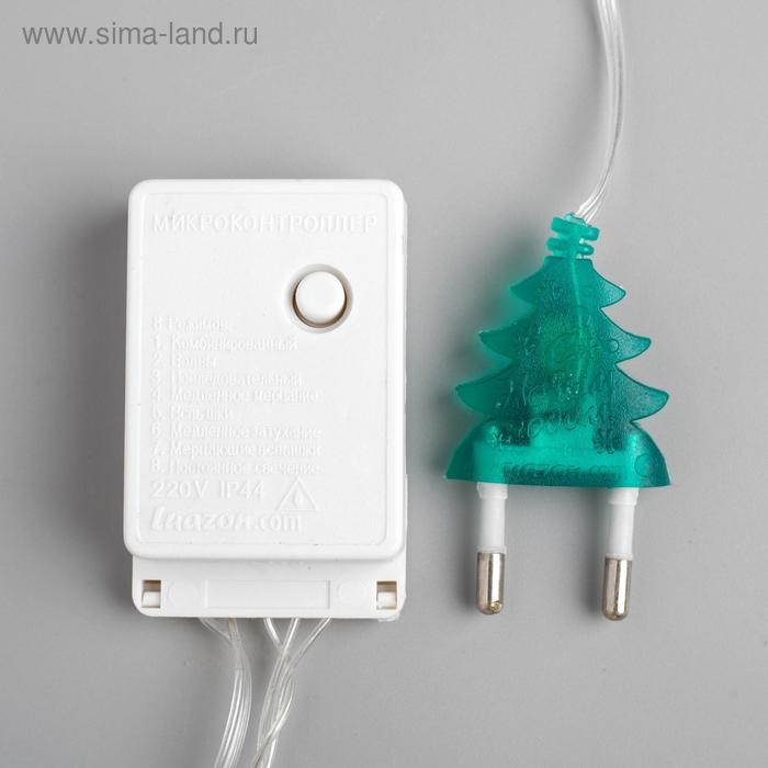 Гирлянда «Нить» 5 м с насадками «Шарики зелёные», IP20, прозрачная нить, 30 LED, свечение зелёное, 8 режимов, 220 В Гирлянда «Нить» 5 м с насадками «Шарики зелёные», IP20, прозрачная нить, 30 LED, свечение зелёное, 8 режимов, 220 В