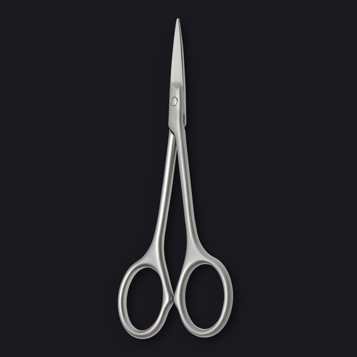 Ножницы маникюрные «Premium satin», узкие, прямые, матовые, 10,5 см, на блистере, цвет матовый серебристый Ножницы маникюрные «Premium satin», узкие, прямые, матовые, 10,5 см, на блистере, цвет матовый серебристый