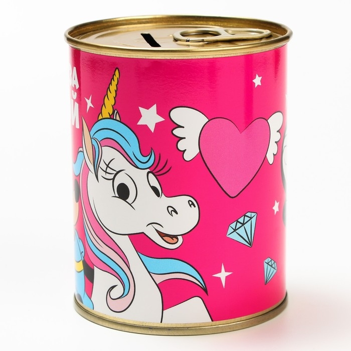 Копилка металлическая, 9,5 см х 7,5 см х 7,5 см Копилка металлическая, 9,5 см х 7,5 см х 7,5 см "Следуй за мечтой", Минни Маус