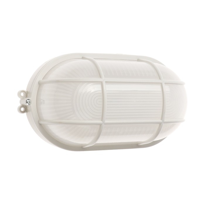 Светильник ЖКХ светодиодный, 6 Вт, IP54, 6500К, 220В, овал, пластик, белый Светильник ЖКХ светодиодный, 6 Вт, IP54, 6500К, 220В, овал, пластик, белый