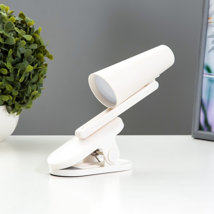 Настольная лампа  Настольная лампа "Эльмо" LED 2Вт USB АКБ 5,5х12,5х24 см RISALUX