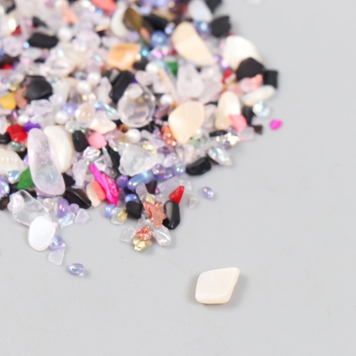 Декор для творчества в баночке Декор для творчества в баночке "Природный камень с перламутром - классика" 20 гр 5х2,2х2,2 см 9369