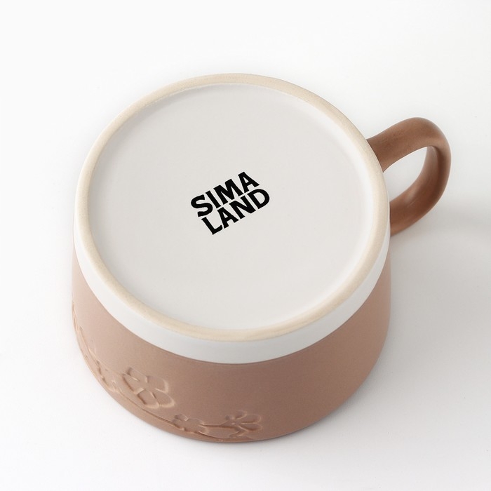 Чайная пара керамическая «Монблан», 2 предмета: кружка 220 мл, блюдце 13х13,6 см Чайная пара керамическая «Монблан», 2 предмета: кружка 220 мл, блюдце 13х13,6 см