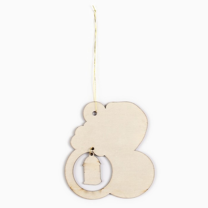 Ёлочная игрушка новогодняя «Поверь в мечту», на Новый год, 8,8 х 9,6 см Ёлочная игрушка новогодняя «Поверь в мечту», на Новый год, 8,8 х 9,6 см