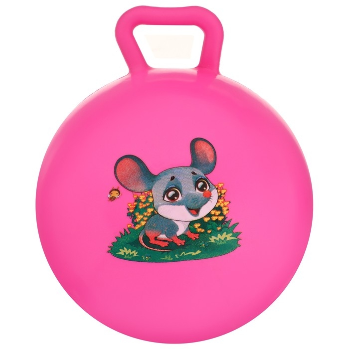 Мяч детский с ручками, d=15 см, цвет МИКС Мяч детский с ручками, d=15 см, цвет МИКС