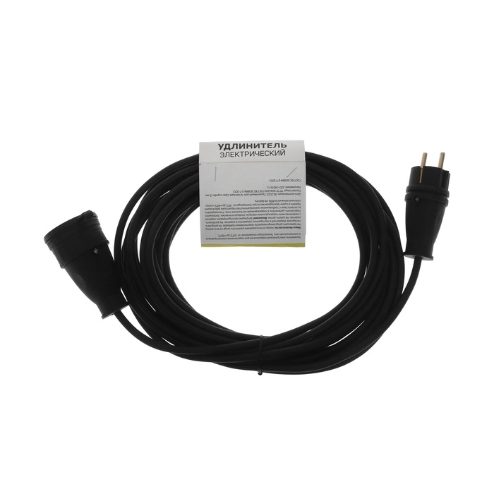 Удлинитель морозостойкий Luazon Lighting ECO, 1 розетка, 10 м, 16 А, КГ 3х1.5 мм2,с з/к,IP44 Удлинитель морозостойкий Luazon Lighting ECO, 1 розетка, 10 м, 16 А, КГ 3х1.5 мм2,с з/к,IP44