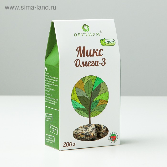 Микс Омега-3: семена чиа, семена конопли, семена тёмного и светлого льна, семена тёмного и светлого кунжута, 200 г Микс Омега-3: семена чиа, семена конопли, семена тёмного и светлого льна, семена тёмного и светлого кунжута, 200 г