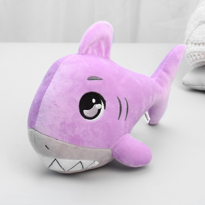 Мягкая игрушка «Акула», цвет фиолетовый, 17,5 см Мягкая игрушка «Акула», цвет фиолетовый, 17,5 см