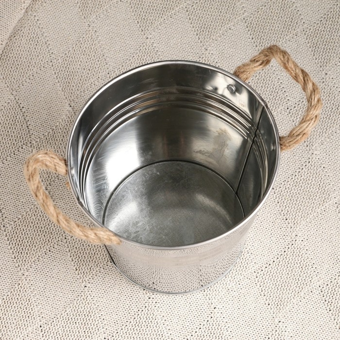 Кашпо  Кашпо "Ведерко Элла" высокое, 15х11,5х14см