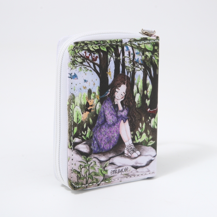 Кошелёк женский на молнии, цвет разноцветный Кошелёк женский на молнии, цвет разноцветный