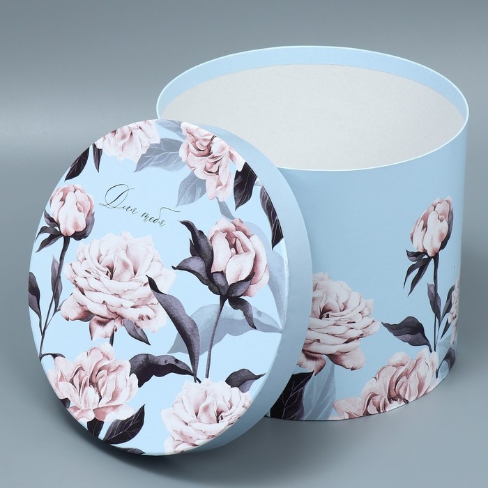 Набор шляпных коробок 5 в 1, упаковка подарочная, «Цветочный сад», 13 х 14 ‒ 19.5 х 22 см