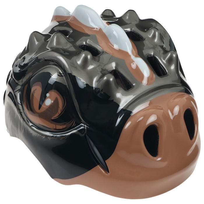 Шлем велосипедиста детский, р. 51-55 см, цвет чёрный Шлем велосипедиста детский, р. 51-55 см, цвет чёрный