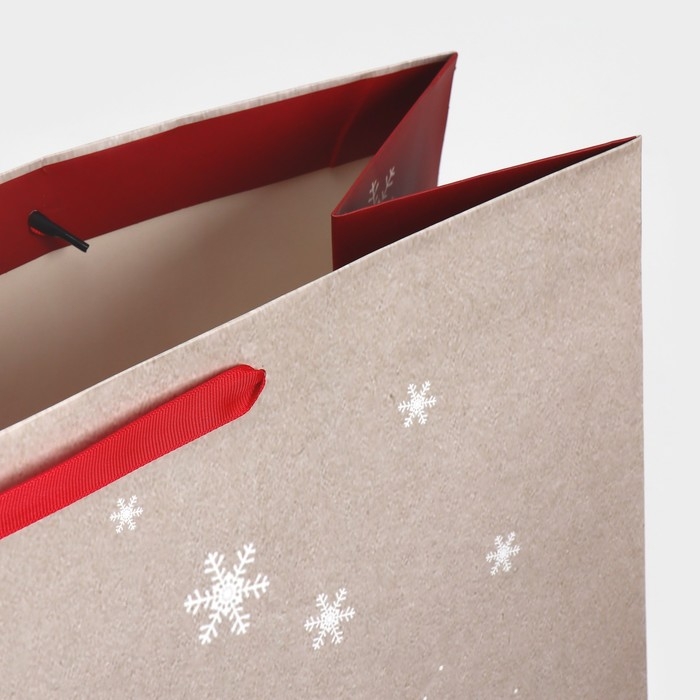 Пакет подарочный новогодний ламинированный «С Новым годом», 61 х 46 х 20 см, Новый год Пакет подарочный новогодний ламинированный «С Новым годом», 61 х 46 х 20 см, Новый год