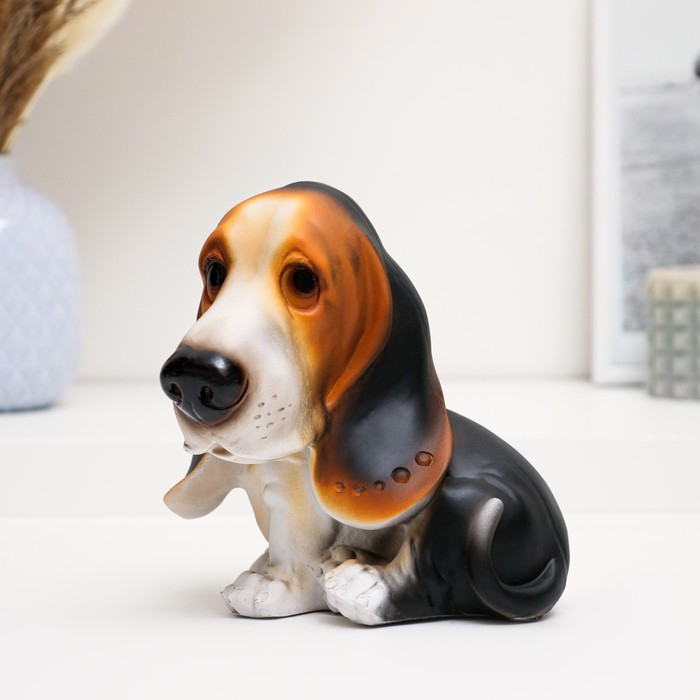 Копилка Копилка "Щенок бассет" 14х15х16см
