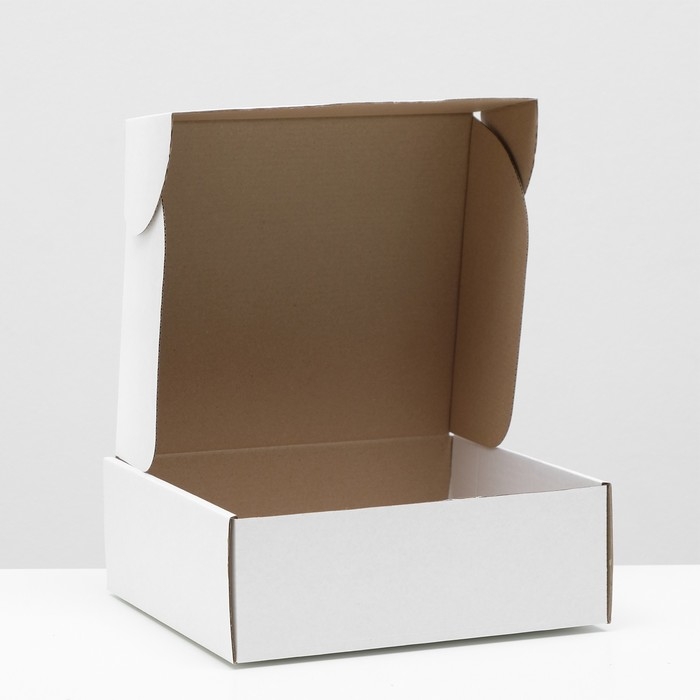 Коробка самосборная, белая, 26 х 24 х 10 см Коробка самосборная, белая, 26 х 24 х 10 см