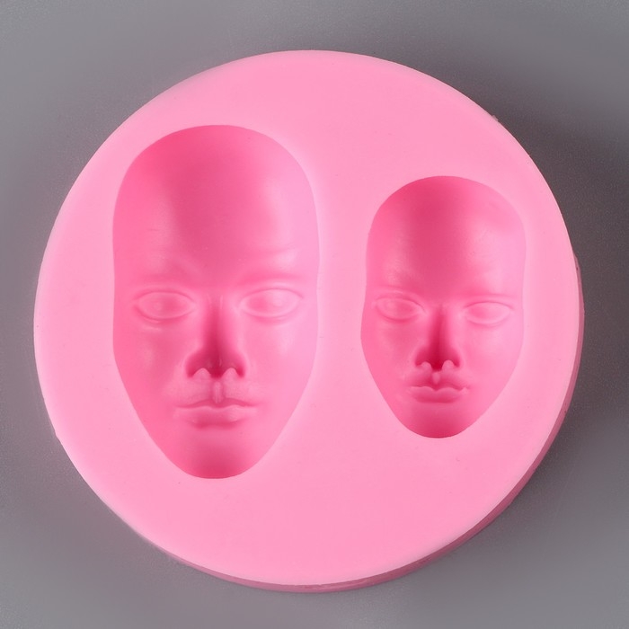 Форма силиконовая универсальная «Лица», размер изделия: 2,7 × 1,4 × 5 см; 2,2 × 0,6 × 3,7 см Форма силиконовая универсальная «Лица», размер изделия: 2,7 × 1,4 × 5 см; 2,2 × 0,6 × 3,7 см