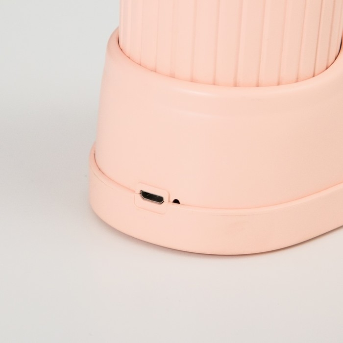 Лампа настольная  Лампа настольная "Ботинок заяц" LED 3 режима 3Вт USB органайзер  розовый 8х11х31 см RISALUX