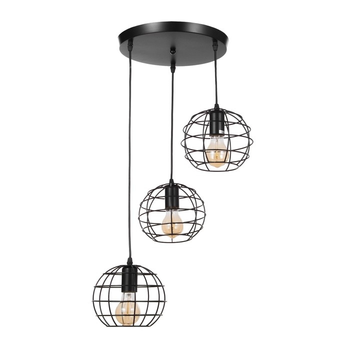 Светильник Светильник "Шар" 3хЕ27 40Вт 30х30х15-135 см