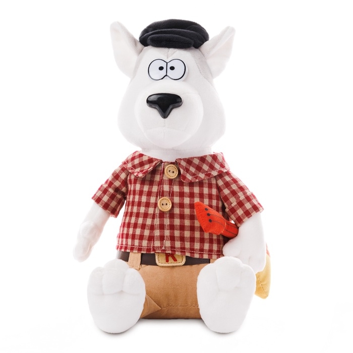 Мягкая игрушка  Мягкая игрушка "Собака Лайка с балалайкой", 24 см MT-MRT04202102-24