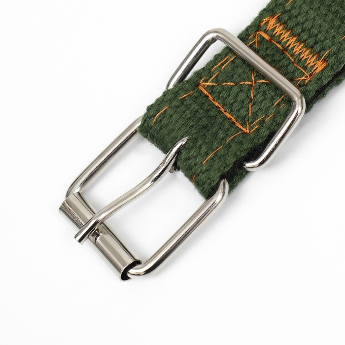 Ошейник брезентовый двухслойный, 59,5 х 2,5 см, хаки Ошейник брезентовый двухслойный, 59,5 х 2,5 см, хаки