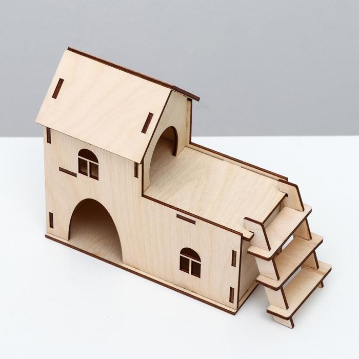 Домик для грызунов, 15,2 х 7 х 23 см Домик для грызунов, 15,2 х 7 х 23 см