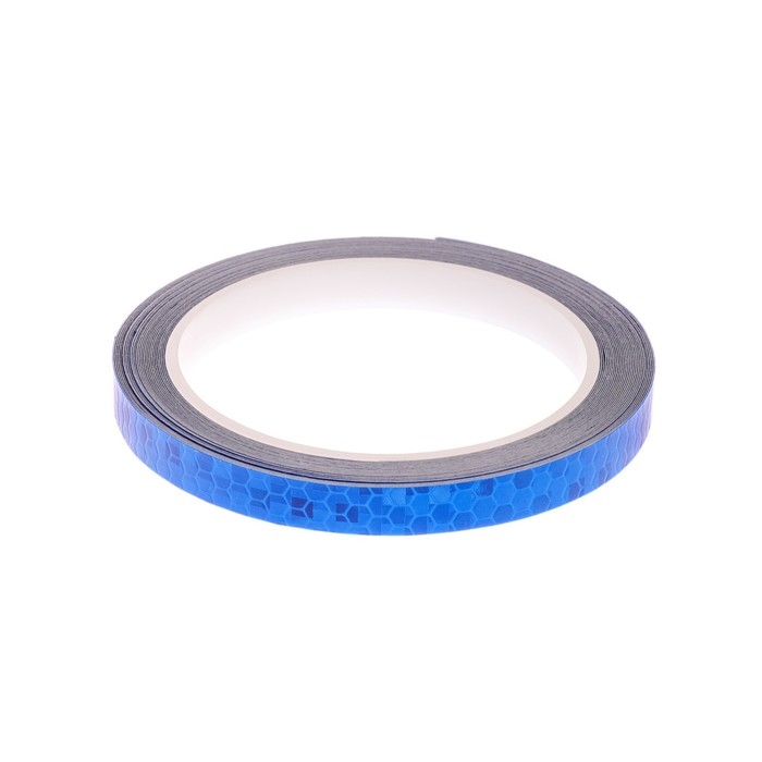 Светоотражающая лента, самоклеящаяся, синяя, 1 см х 8 м Светоотражающая лента, самоклеящаяся, синяя, 1 см х 8 м