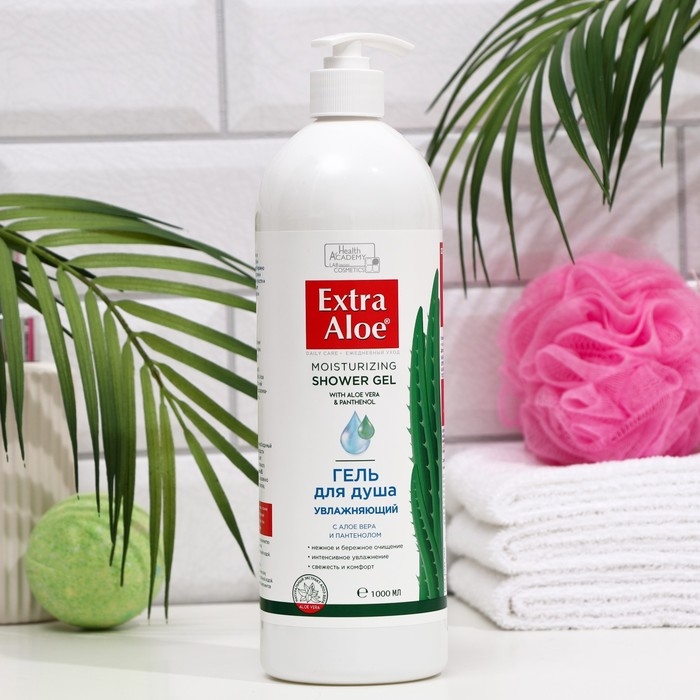 Гель для душа Vilsen Cosmetic Extra Aloe увлажняющий, 1000 мл Гель для душа Vilsen Cosmetic Extra Aloe увлажняющий, 1000 мл