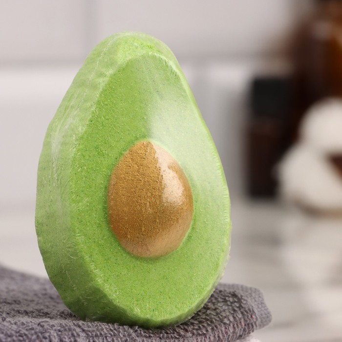 Бомбочка для ванны  Бомбочка для ванны "Авокадо", клубника, 90 гр "Добропаровъ"