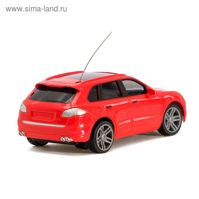 Машина на радиоуправлении, работает от батареек, цвет красный Машина на радиоуправлении, работает от батареек, цвет красный