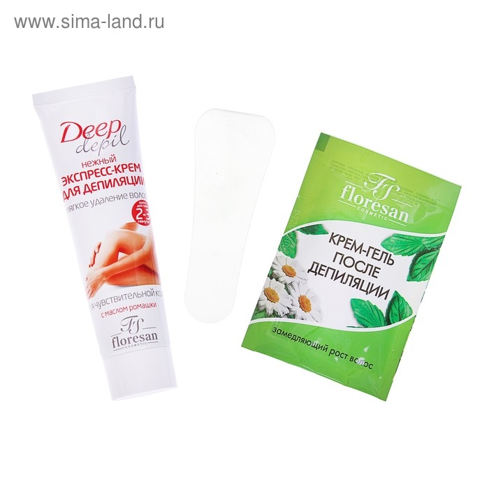 Экспресс-крем для депиляции Floresan Deep Depil нежный, для чувствительной кожи, 100 мл Экспресс-крем для депиляции Floresan Deep Depil нежный, для чувствительной кожи, 100 мл