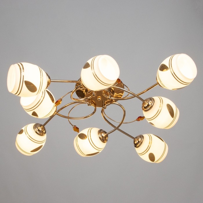 Люстра Люстра "Бриана" 8х40Вт Е27 Золото МОДЕЛЬ: 2800087