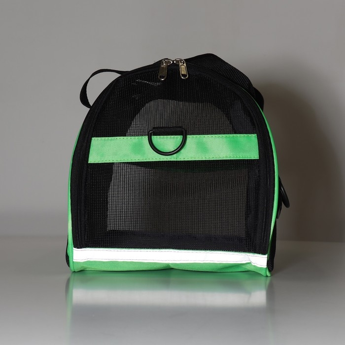 Сумка-переноска сетчатая, 53 х 26 х 36 см, зелёная Сумка-переноска сетчатая, 53 х 26 х 36 см, зелёная